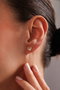 Heliophilia Silver NRZ999860 Pendientes de plata de ley 925 con baño de oro